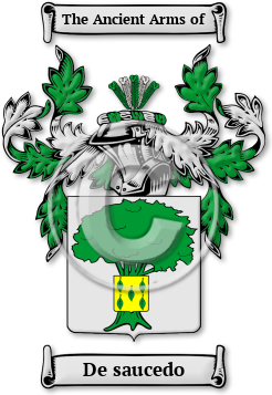 De saucedo Family Crest Download (jpg) Legacy Series - 150 DPI